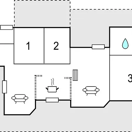 3 Bedroom Nice Home In Odder Casa de Férias *